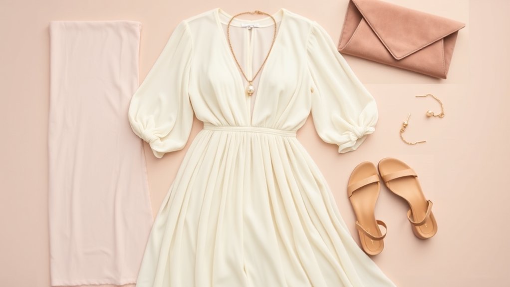 eleganckie wygodne tkaniny na chrzest