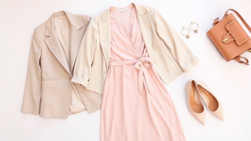 eleganckie stroje dla chrzestnych