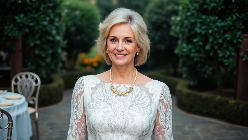 elegancki, ale stonowany strój