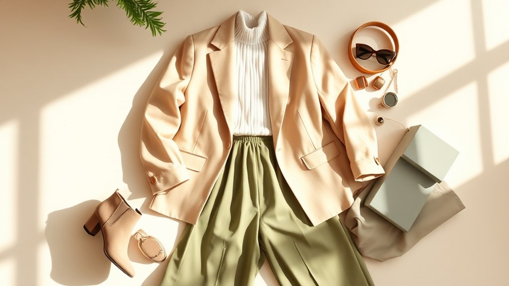 stylowy casualowy strój domowy