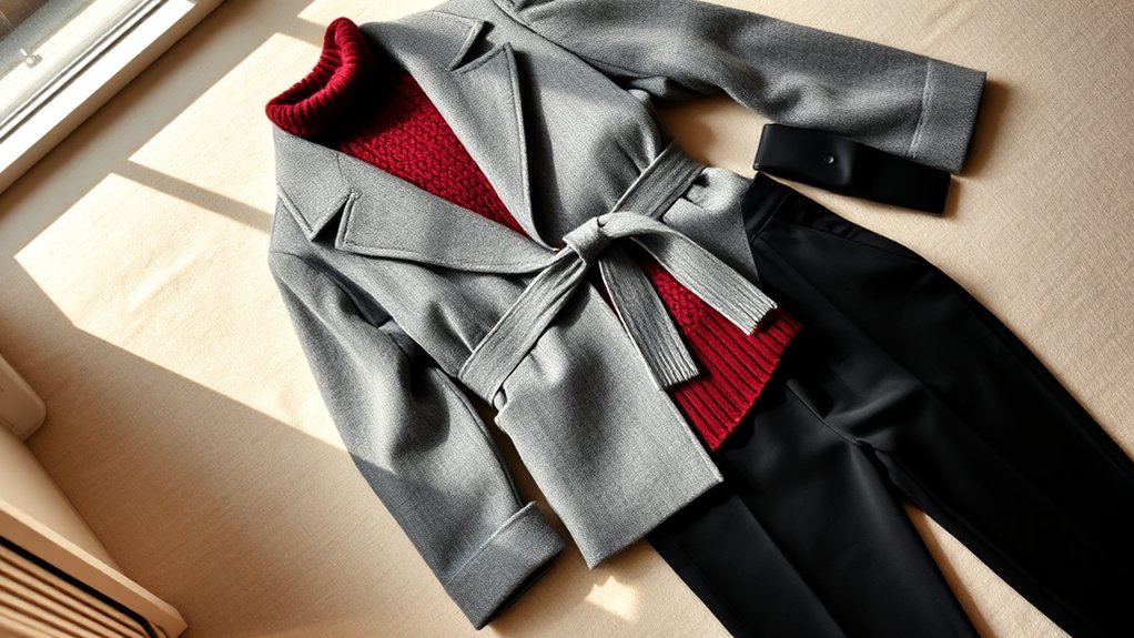 stylowe warstwy stroju zimowego